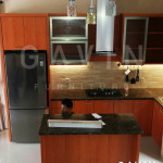 Model Kitchen Set Warna Coklat di Cinere
