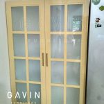 pembuatan lemari buffet custom murah finishing hpl