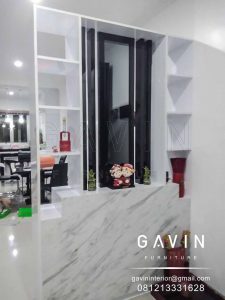 design partisi ruangan minimalis modern finishing hpl by gavin