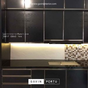 pembuatan kitchen set hpl dapur minimalis di Depok id3658